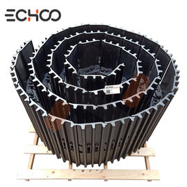 EX300-5 6 7 8 Steel Excavator Tracks Hitachi Excavator Tracks Kekuatan Tinggi Track Group Link Dengan 900MM Track Pad