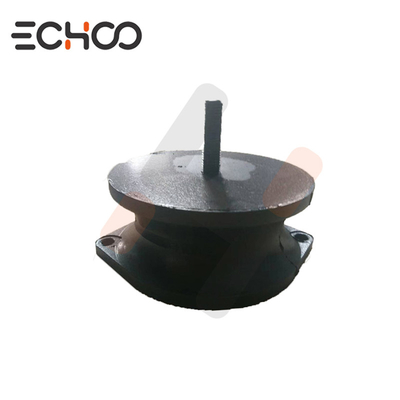 Black Rubber Buffer Untuk HAMM HD74 Compactor Rollers Bagian Mesin Jalan