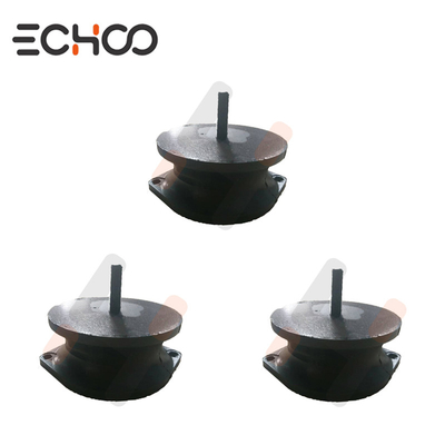 Buffer Karet Hitam untuk HAMM HD85 Compactor Rollers Vibration Damping
