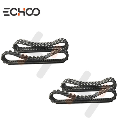 Rubber Track T140 Undercarriage Assy untuk BOBCAT dengan baja di dalam