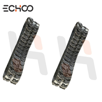 Jalur karet 6685650 untuk model BOBCAT CTL Bagian-bagian suku cadang roda bawah kereta Skid Steer