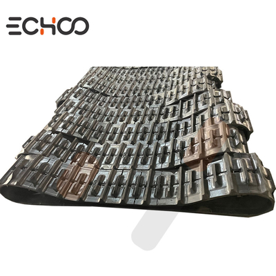 Rubber Track 300x52.5Kx76 Untuk Airman AX30UR Mini Excavator Chassis Frame