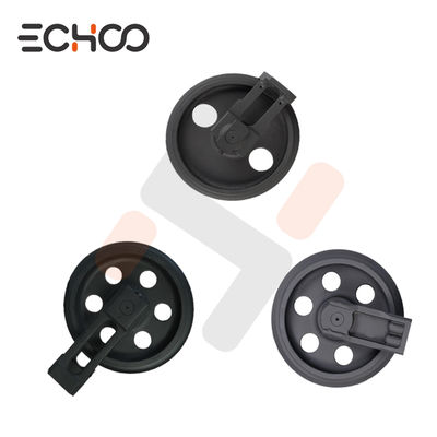 Pemasok Suku Cadang Undercarriage Roda Idler Excavator Hitam PC45MR-5