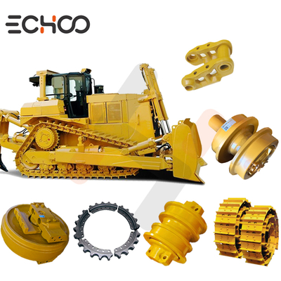 Bulldozer D11R Roller Bawah Roller Atas Sprocket Track Link Assy Chassis Bagian Pemasok