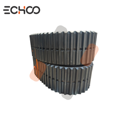 C10R C10R-1 Rantai Karet Untuk Dumper Beroda Bagian Undercarriage Aftermarket