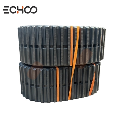 C10R C10R-1 Rantai Karet Untuk Dumper Beroda Bagian Undercarriage Aftermarket
